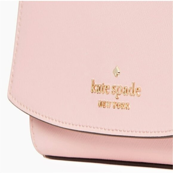 NWT Kate Spade Staci Saffiano Flap Shoulder Crossbody Bag - Picture 3 of 11